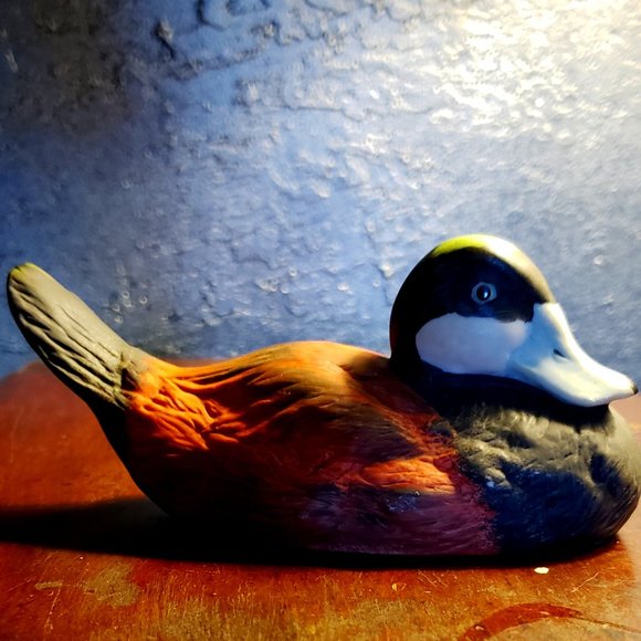 Ceramic Duck ,Hand painted Colorful - Picture 1 of 4